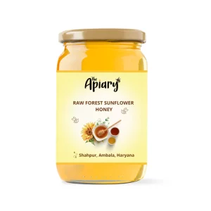 Raw forest sunflower honey