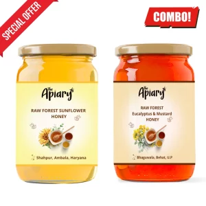 Combo Sunflower Honey & Eucalyptus & Mustard Honey